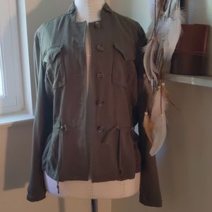 Soft Utility Jacket Army Green